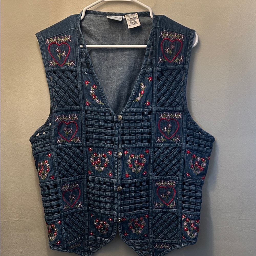 Bobbie Brooks Blue Denim Vest